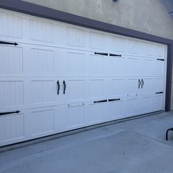 2  car garage fully insulated door