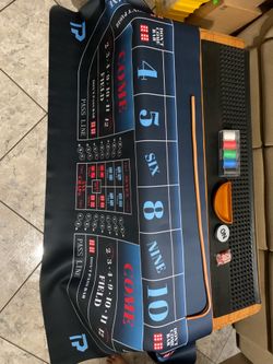 Craps Casino Mat