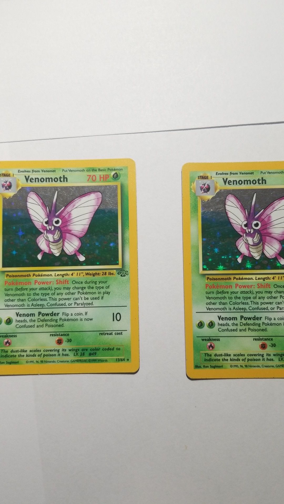 Pokemon jungle set holo Venomoth