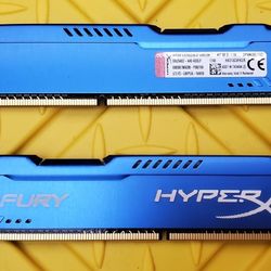 HyperX Fury 8GB (2x4GB) DDR3-1600 MHz