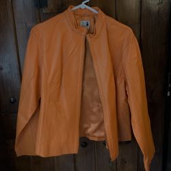 Modern Images Leather Jacket/Abrigo De Piel