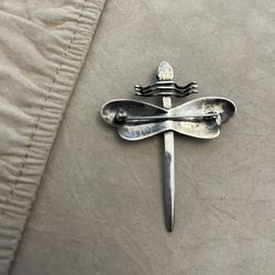 Turquoise dragonfly sterling