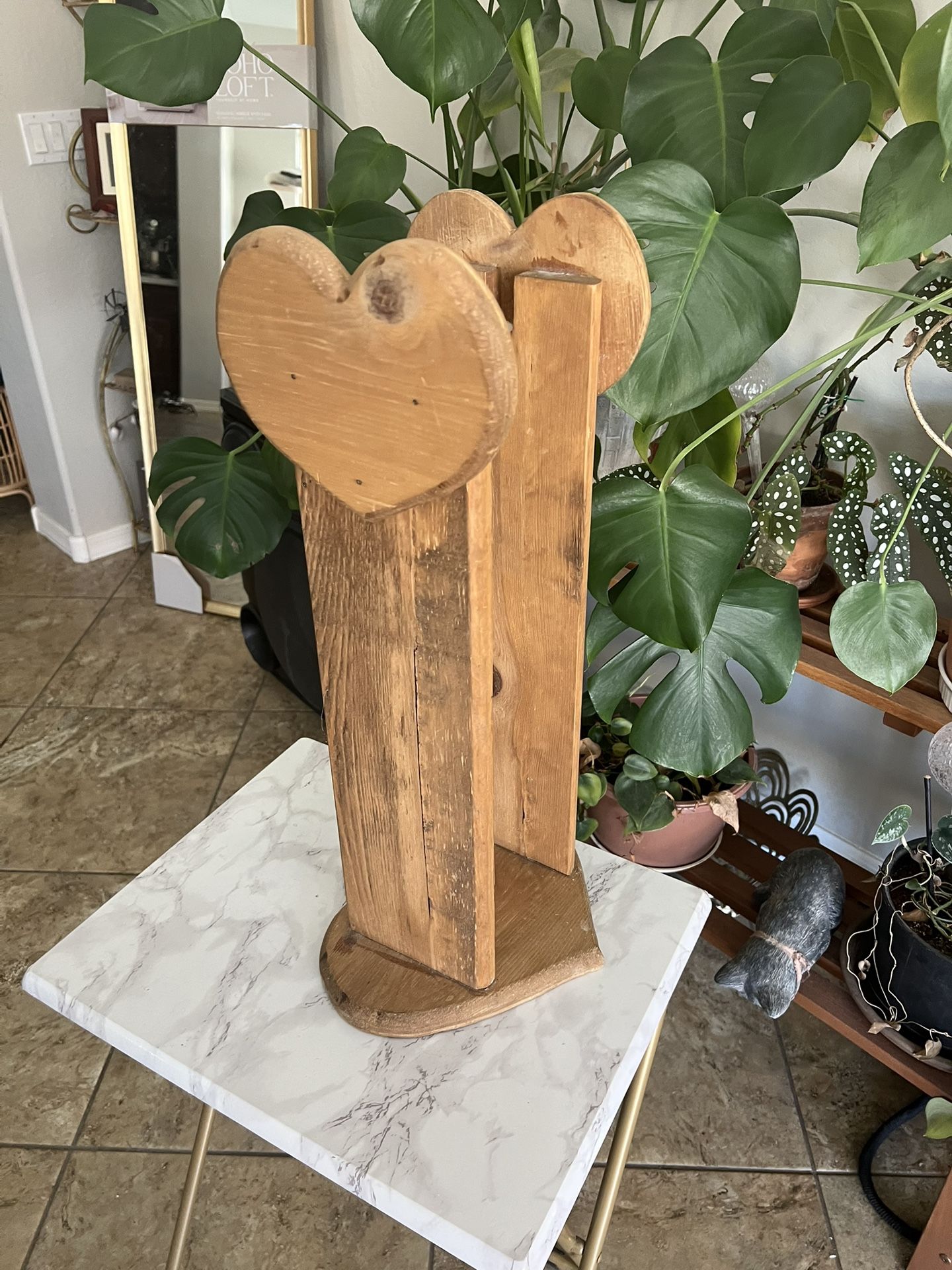Vintage Wood Cottage Core Toilet Paper Holder