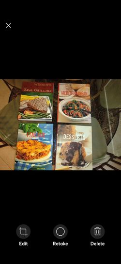 4 Large Cooking Books 