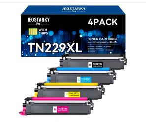 Compatible for Brother TN229XL Toner Cartridges High Yield
TN229XL TN229 Toner Cartridges 4-Pack Work with Brother HL-L3220CDW MFC-L3780CDW MFC-L3720C