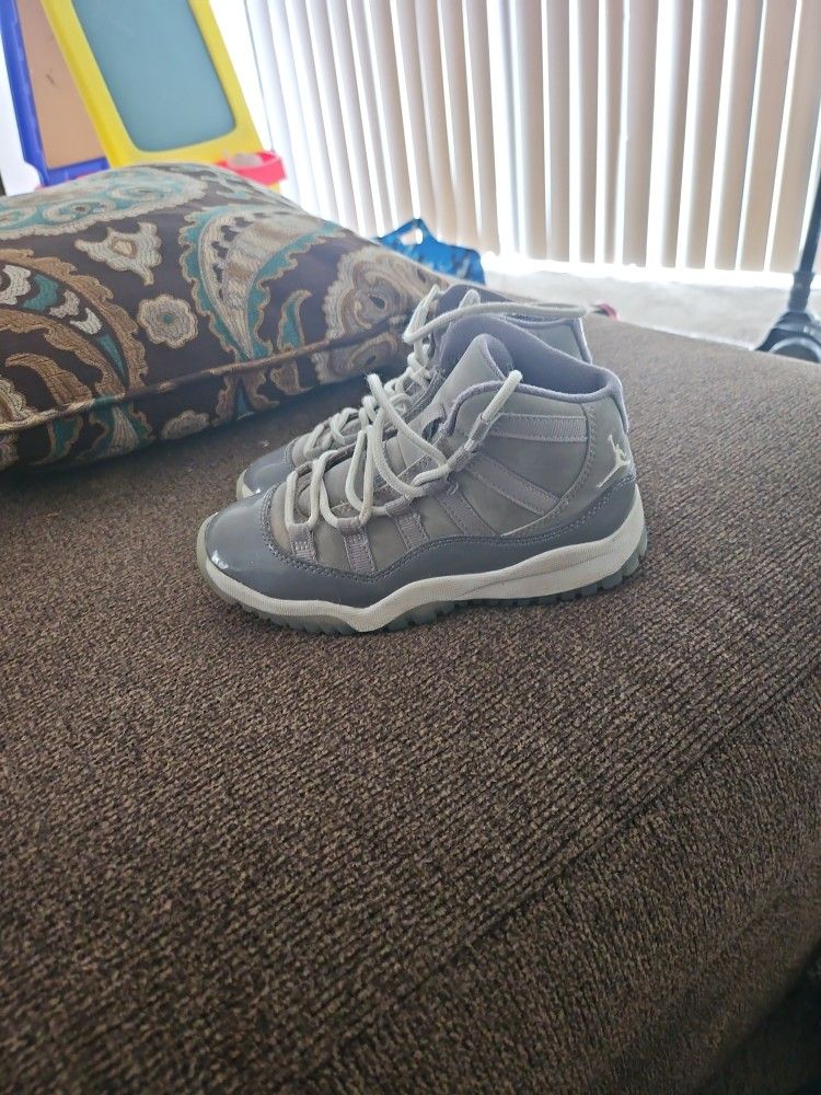 Grey Jordan 11s
