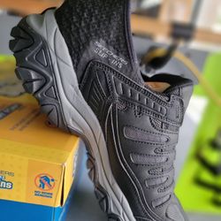 Brand New Black Mens Skechers Sneaker Slip-on Shoes