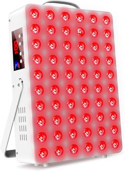 150W Red Light Therapy Panel 660nm & 850nm Infrared LED, 3 Modes & Timer