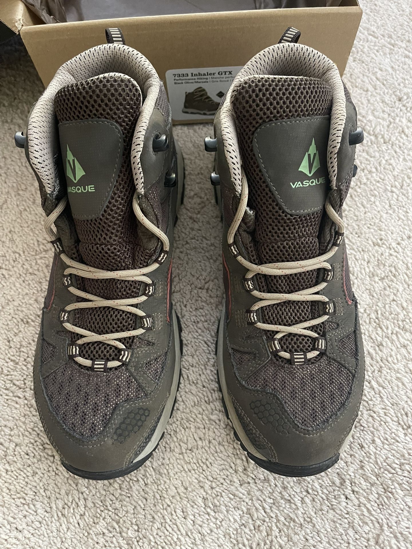 Vasque Women’s Performance Hiking Boots 7333 Inhaler GTX 11 Black Olive/Marsala