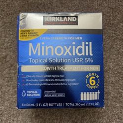 Kirkland Signature Minoxidil 5% Topical Solution 6 month supply