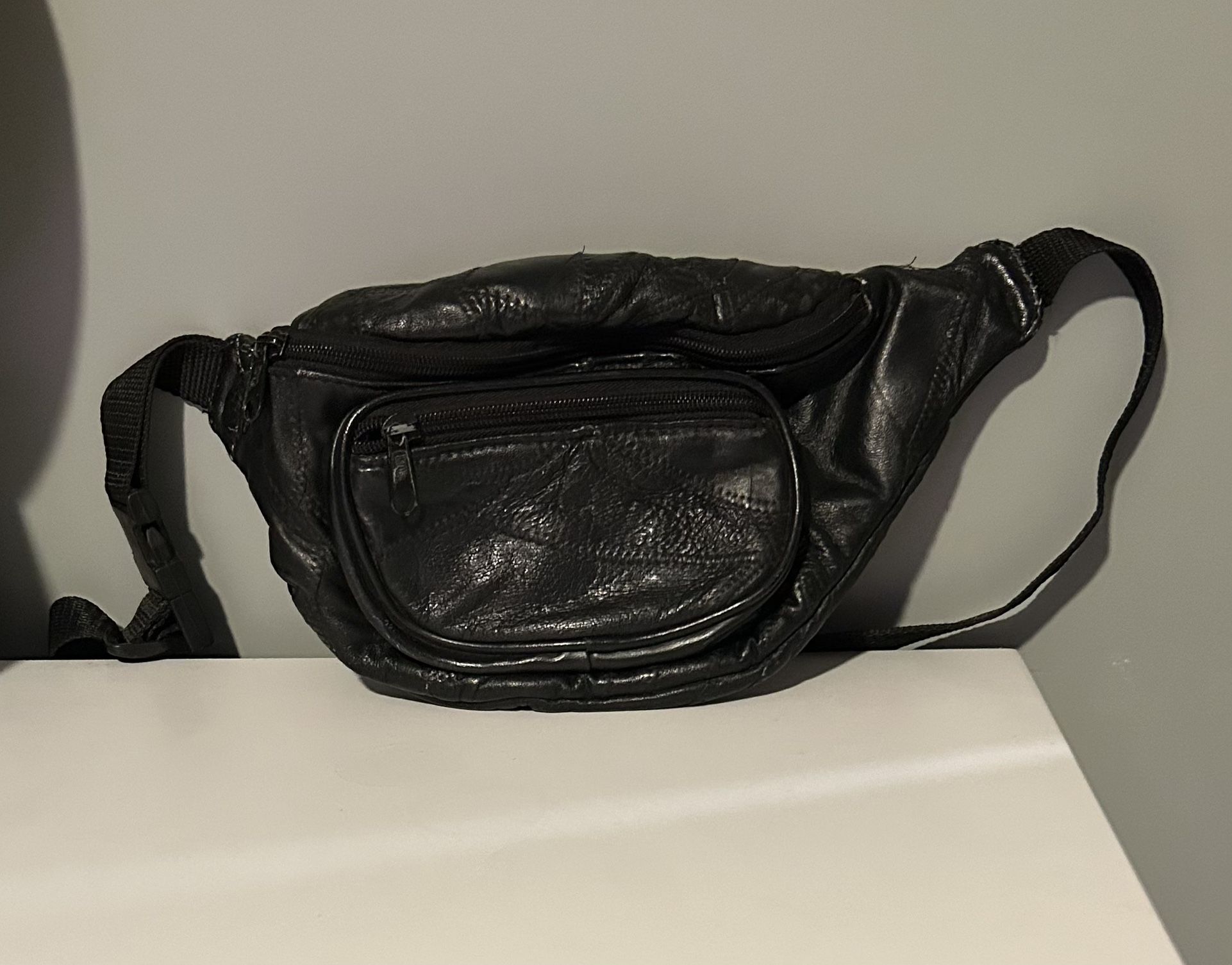 Leather Fanny Pack- Black, Let’s Make A Offer