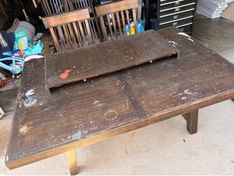 6 Chair Table