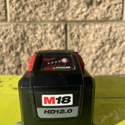 Milwaukee M18 High Output 12.0ah Battery 