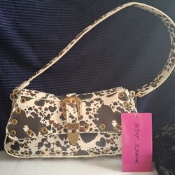 New Betsy Johnson Cow Print Purse 