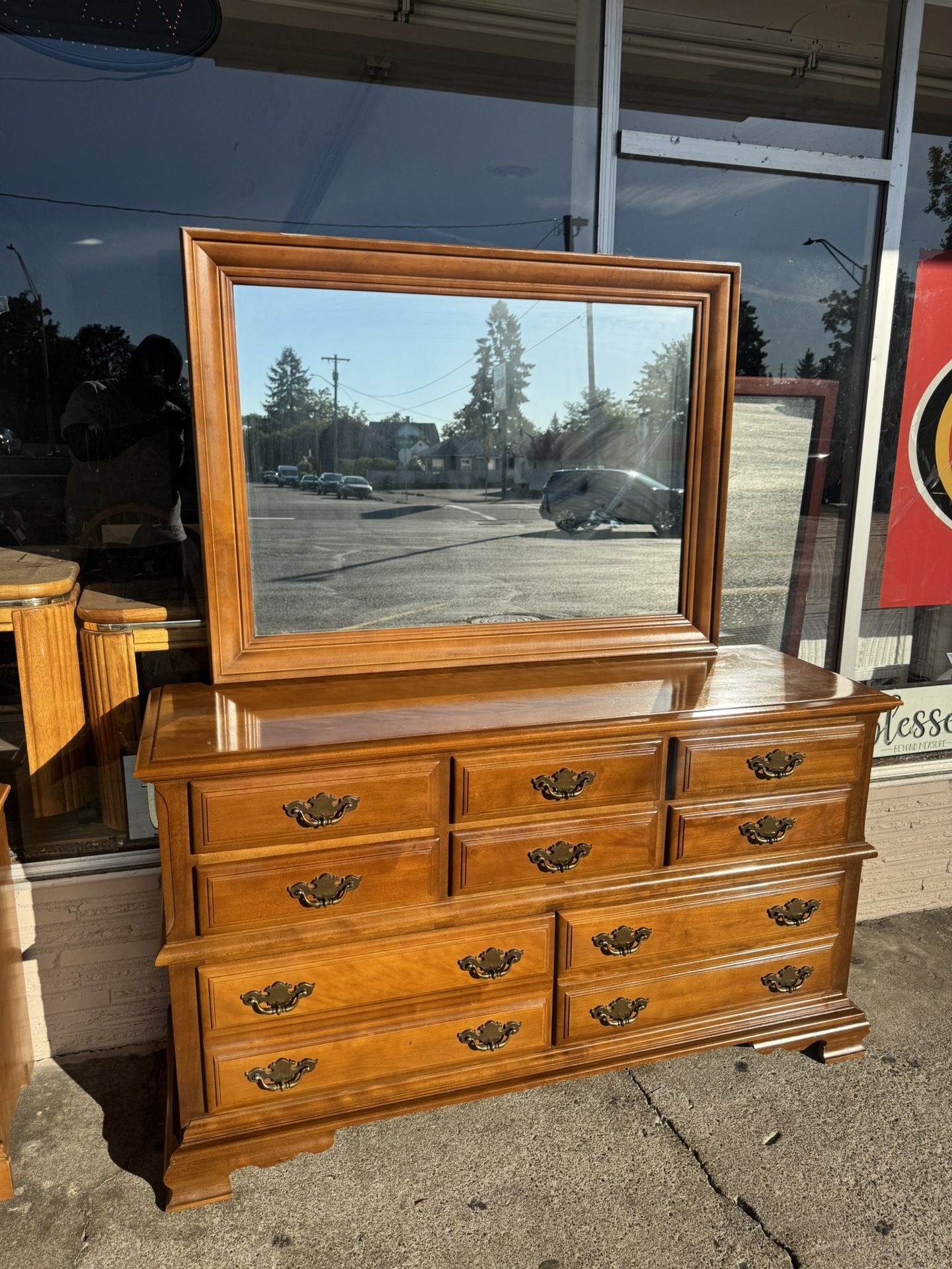 Dresser with Mirror – 2 Piece