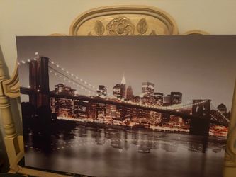 New York City Skyline Canvas Wall Art
