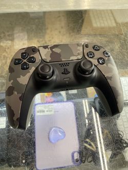 Sony PS5 DualSense Wireless Controller - Gray Camouflage