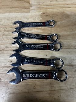 Kobalt SAE Stubby Combo Wrenches