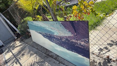 Huge beach print