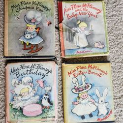 Lot Mariana Miss Flora McFlimsey Books Christmas/Easter/New Year/Birthday 1951