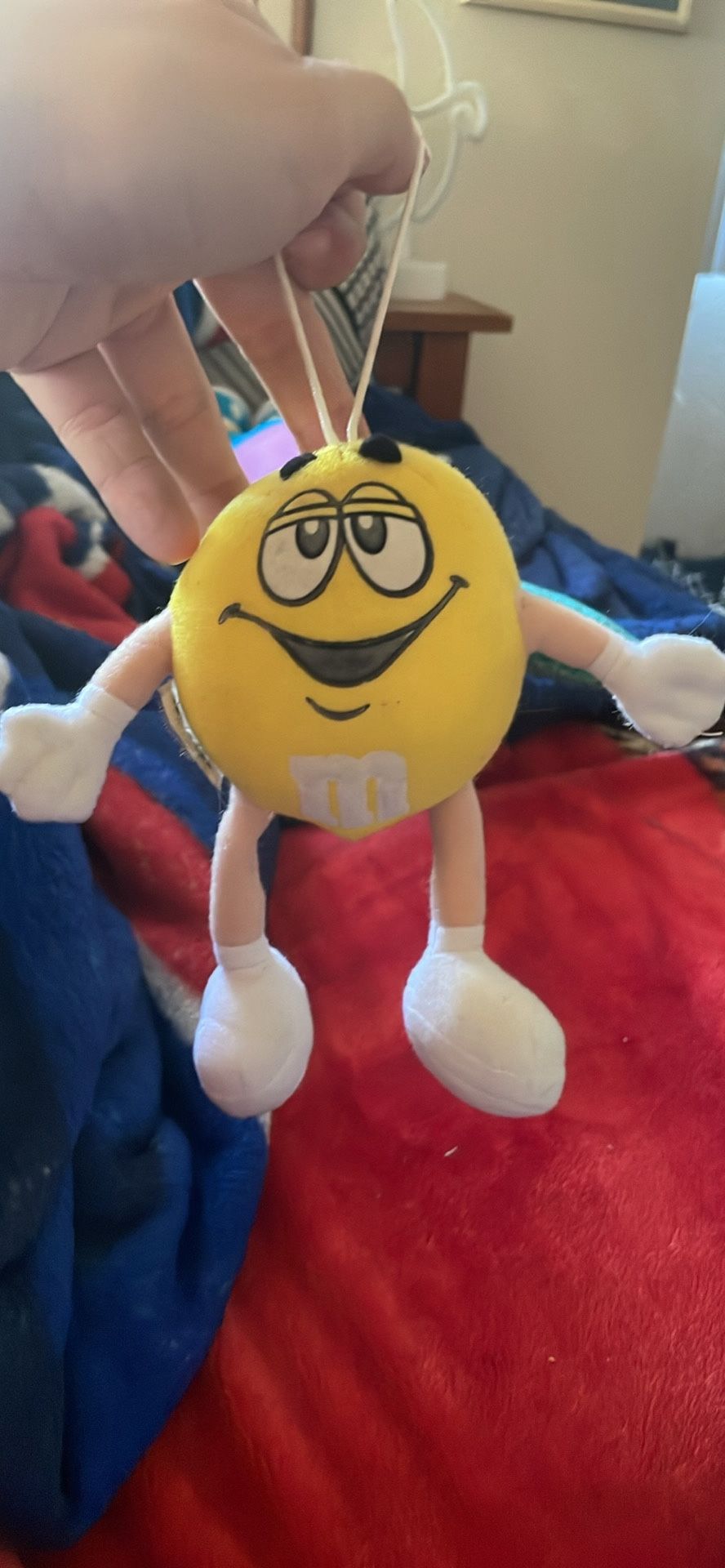 Cute Yellow M&M's Character Plush Toy