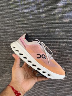 On Cloudsurfer Next Running Shoes Pink Orange
