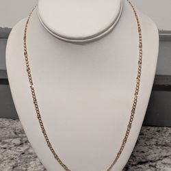 14kt Tricolor Chain 