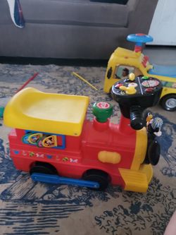 Mickey Mouse Ride-On Train Toy
