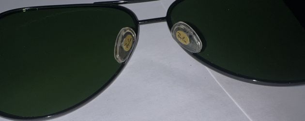Ray-Ban AVIATOR Green Lenses , Pilot Shaped Sunglasses for Men & Women