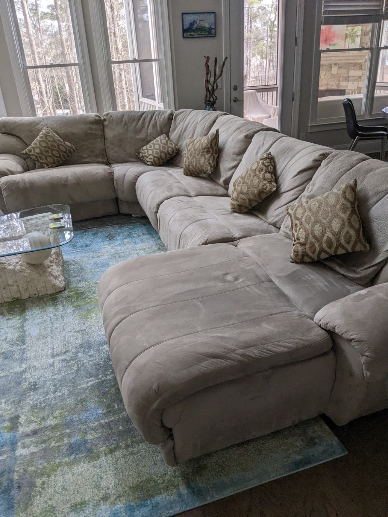 Berkline 6 Seater Sectional Sofa - Like New