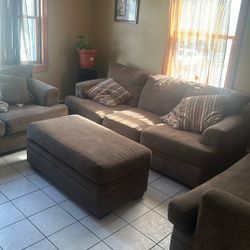 Brown Couch Set 