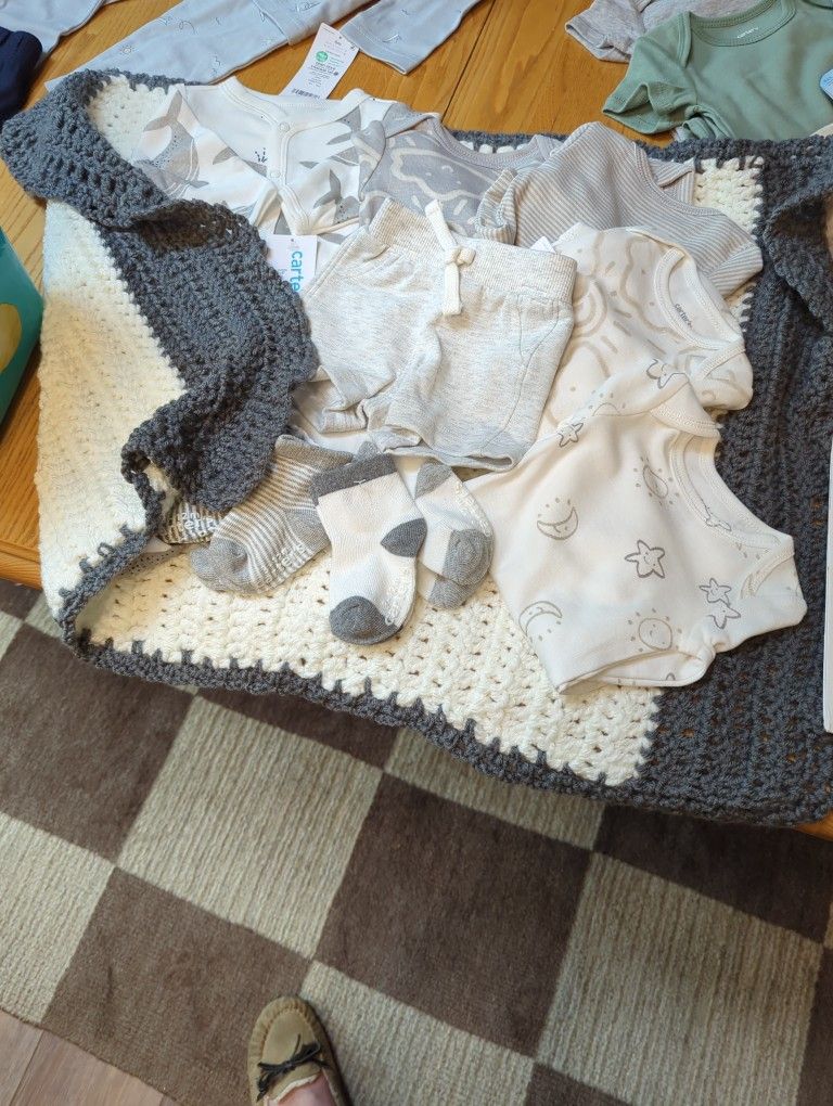 Hand Crocheted Baby Blankets
