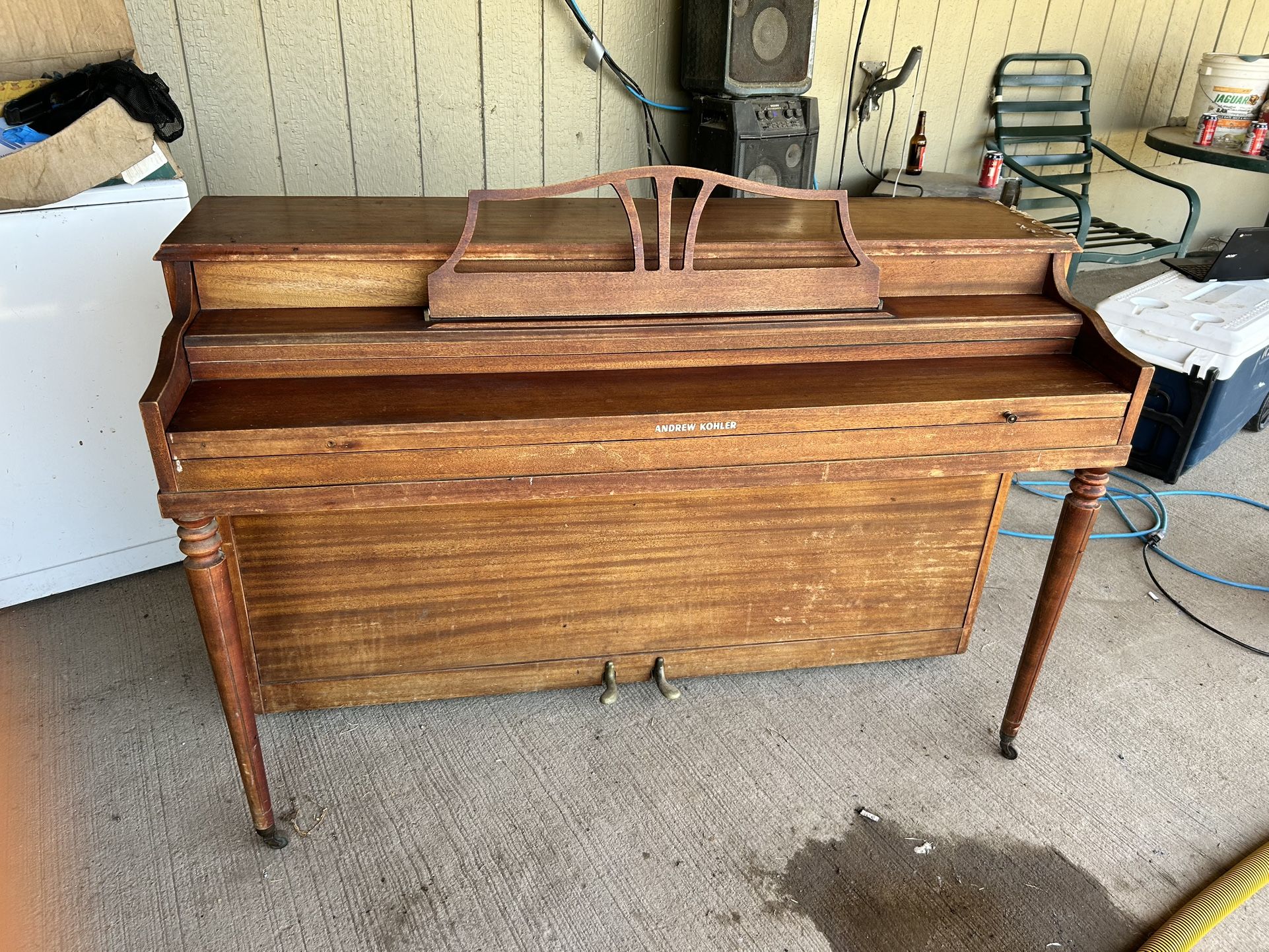 Vintage Andrew Kohler Spinet Piano