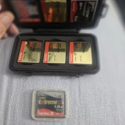 Memory card with case