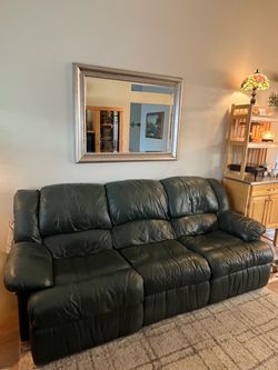 Leather couch