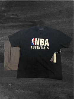 Essentials Jet Black NBA t-shirt Fear of God