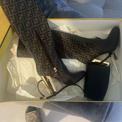 Fendi Delfina High Heeled Boots 