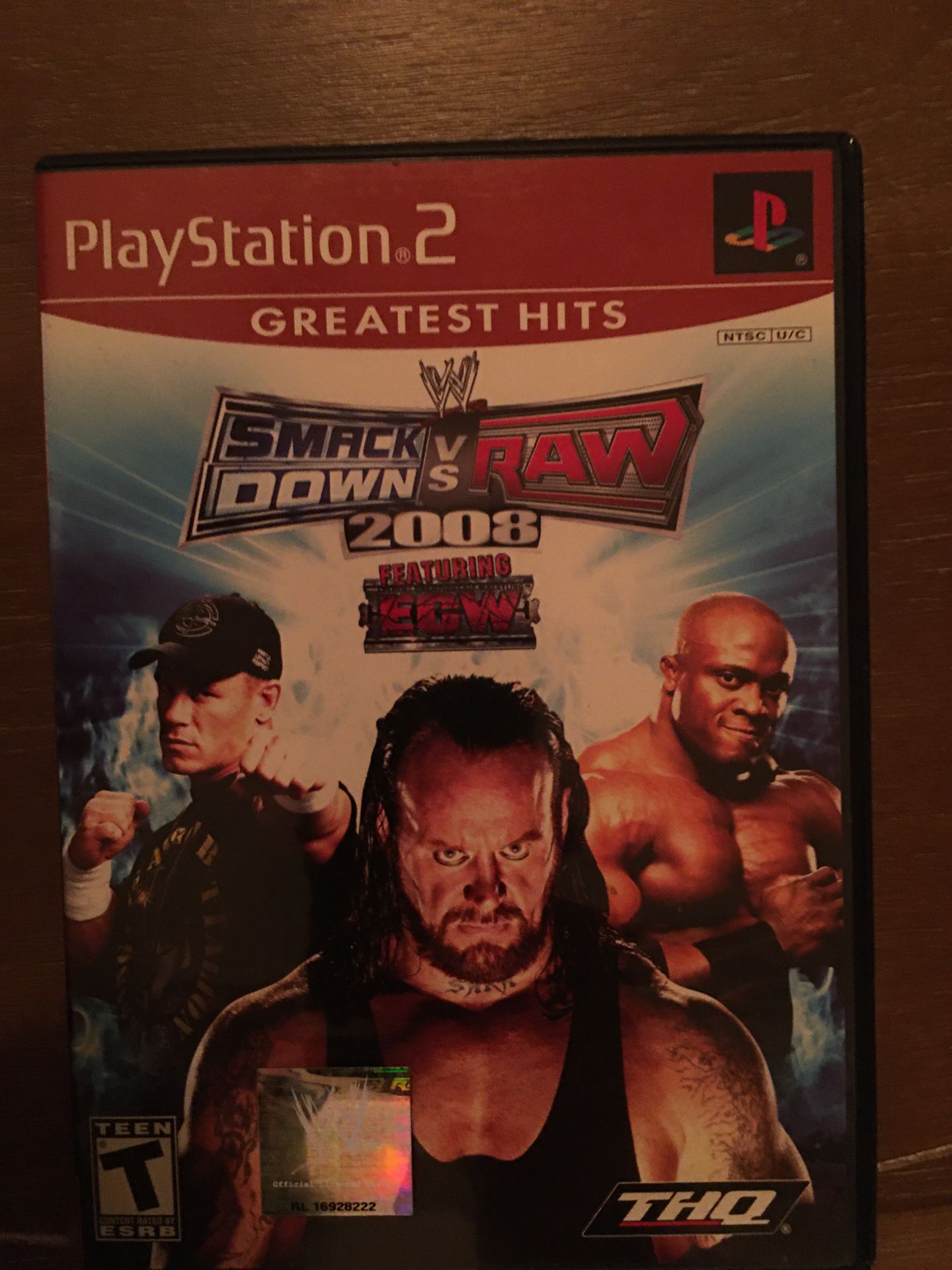 Sony PlayStation ps2 wwe smack down vs raw 2008