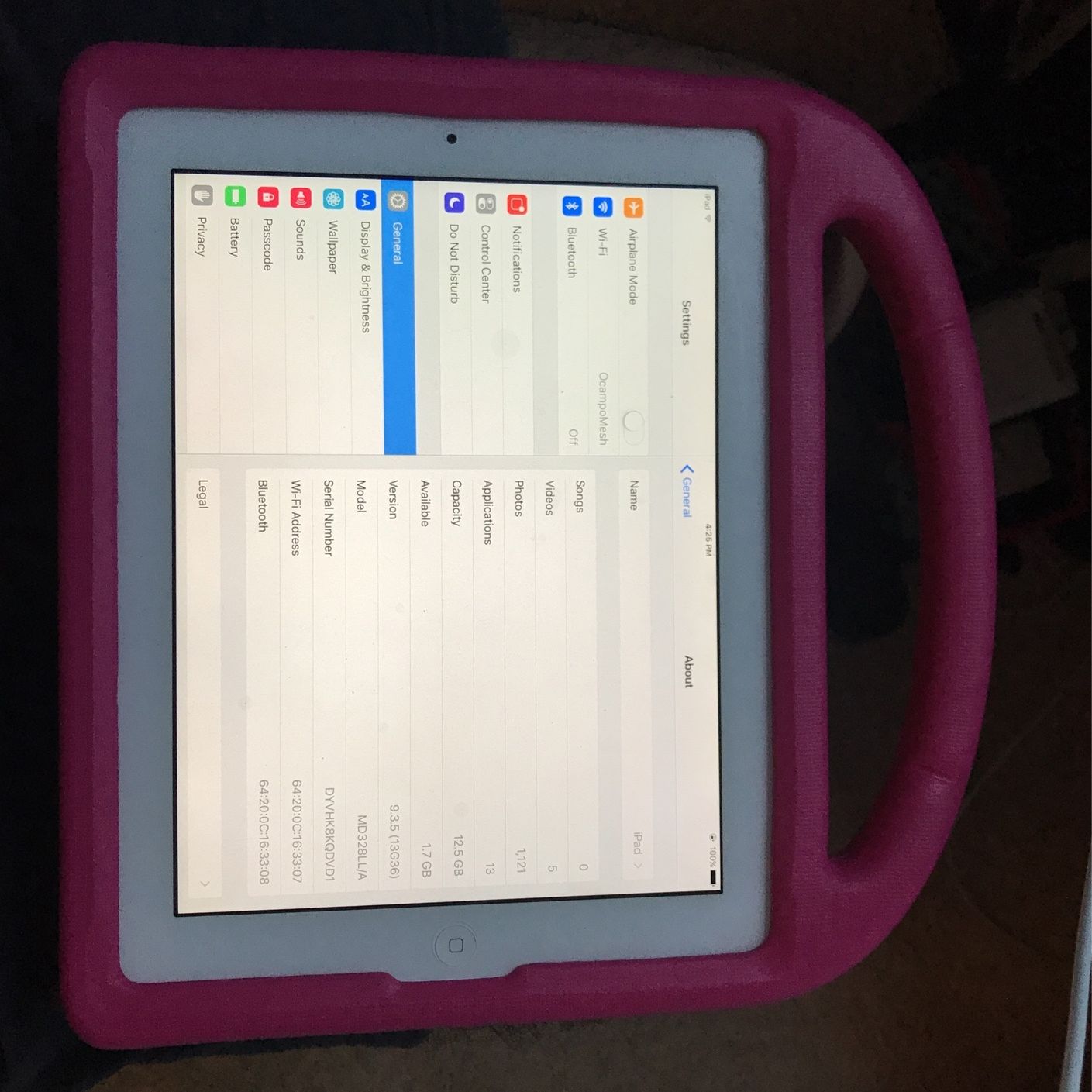 Kids iPad Model MD328LL/A