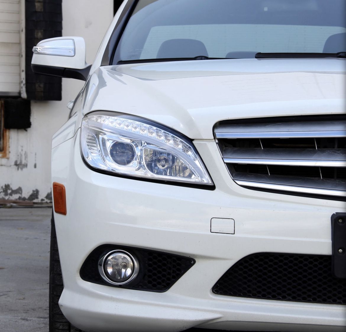 Mercedes Benz C Class W204 HEADLIGHTS With DRL