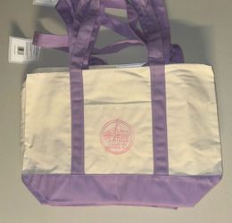 Trader Joe's Large Lavender Tote Bag