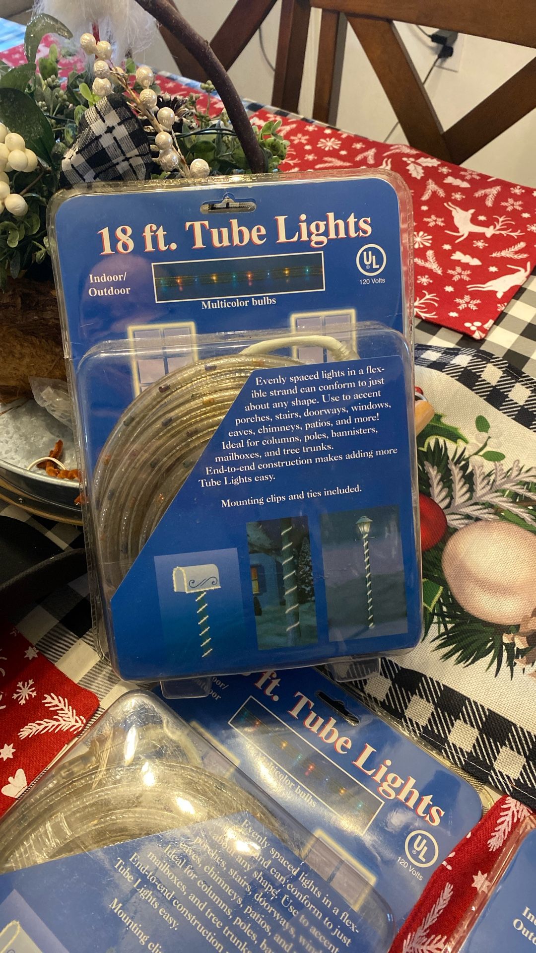 18 Foot Multicolored Tube Lights
