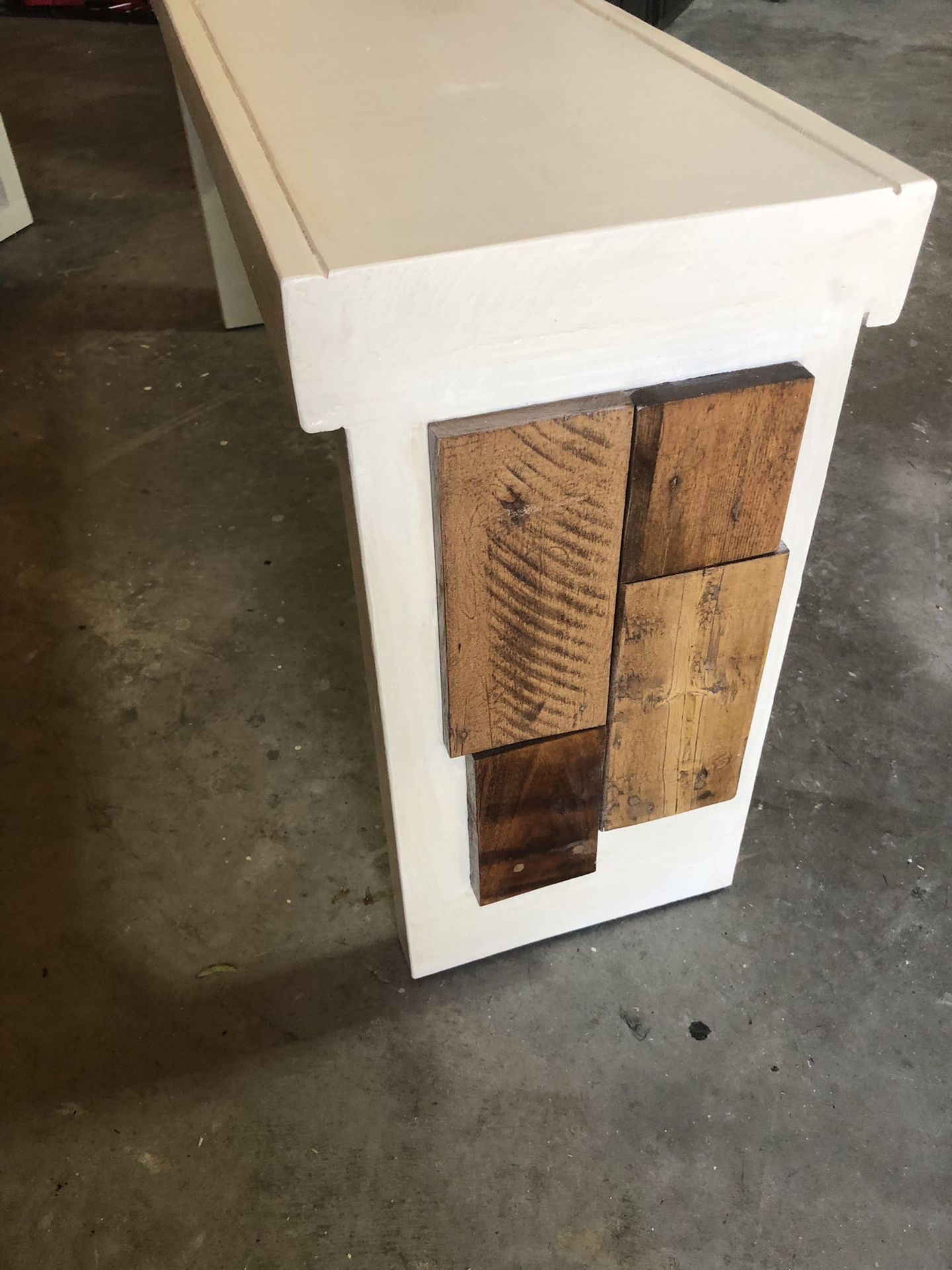 Reclaimed Solid Wood Bench