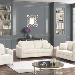 3pc Living Room SET Available In Gray And White 
