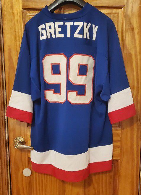Wayne Gretzky New York Rangers White 1998-1999 Statue of Liberty
