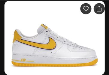Nike Air Force 1 Low White Yellow Purple 6.5