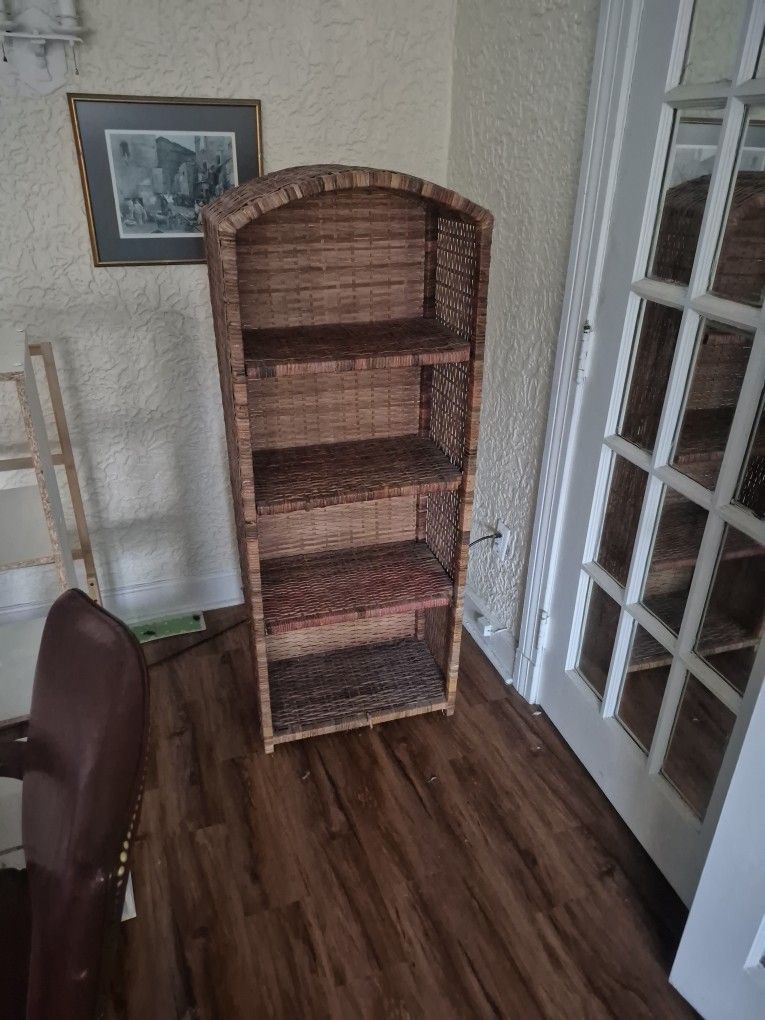 Wicker Shelf ..bookcase