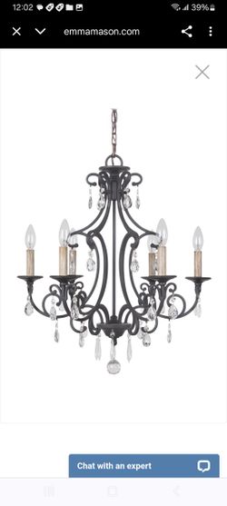 6 Light Chandelier 