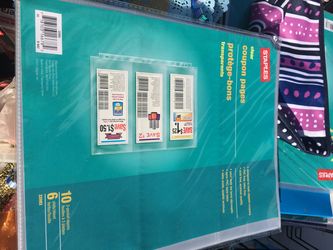 Brand New Staples Coupon Sheets