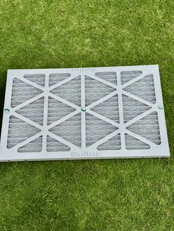8 filters Glasfloss brand 16 x 25 x 1 actual size 15.5 x 24.5 x 7/8